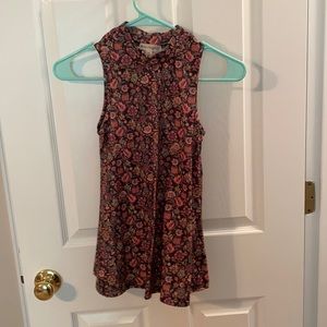 Turtle neck tank top